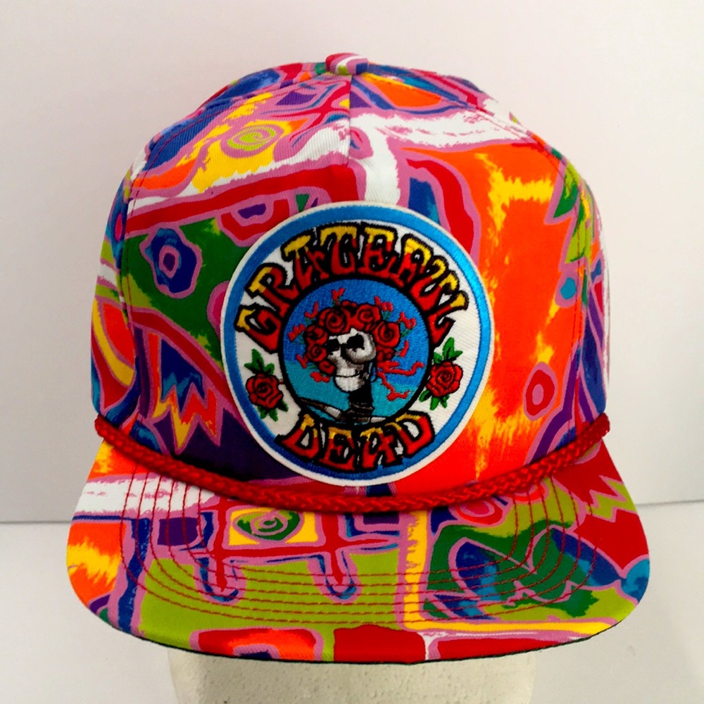Vtg 90s Grateful Dead Retro San Sun SnapBack Hat